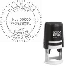 Self-Inking Alabama Licensed Professional Land Surveyor R-40