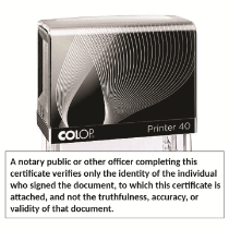 Get your Notary Consumer Disclosure Self-Inking Stamp for compliance with Senate Bill 1050. Ensure your documents meet legal requirements. Order now at CalStamp!