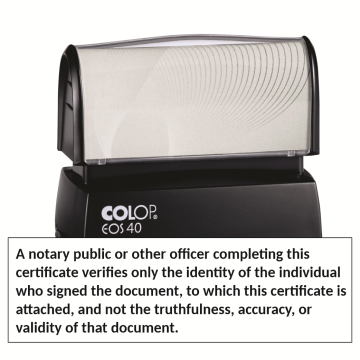 NCDISC - Notary Consumer Disclosure
Pre-Inked Stamp