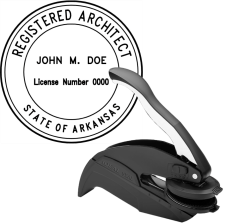 Arkansas Registered Architect Embosser