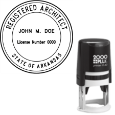 Self-Inking Arkansas Registered Architect R-40
