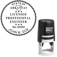 Self-Inking Arkansas Licensed Professional Engineer R-40