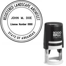 Self-Inking Arkansas Registered Landscape Architect R-40