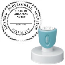 Pre-Inked Arkansas Licensed Professional Surveyor Xstamper