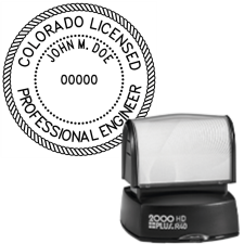 Pre-Inked Colorado Licensed Professional Engineer R-40