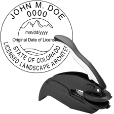 Colorado Licensed Landscape Architect Embosser