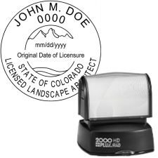 Pre-Inked Colorado Licensed Landscape Architect R-40