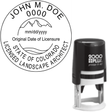 Self-Inking Colorado Licensed Landscape Architect R-40