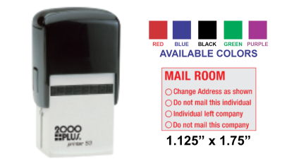 Get the Colop-53 Printer Stamp with a 1-3/16in. x 1-3/4in. impression size. Perfect for your stamping needs. Order now at CalStamp!