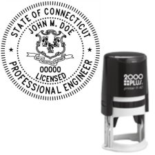 Self-Inking Connecticut Licensed Professional Engineer R-40
