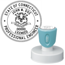 Pre-Inked Connecticut Licensed Professional Engineer Xstamper