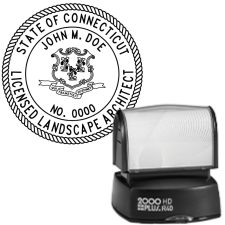 Pre-Inked Connecticut Licensed Landscape Architect R-40