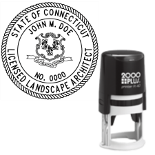 Self-Inking Connecticut Licensed Landscape Architect R-40