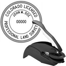 Colorado Licensed Professional Land Surveyor Embosser