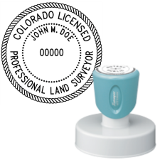 Pre-Inked Colorado Licensed Professional Land Surveyor Xstamper