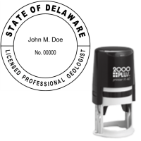 ​Self-Inking Delaware Licensed Professional Geologist R-40