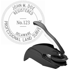 Delaware Registered Professional Land Surveyor Embosser