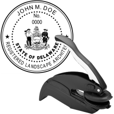 Delaware Registered Landscape Architect Embosser