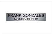 Get your professional Notary Public Name Sign (2x8) from CalStamp today! Perfect for your office. Order now and enhance your notary services!