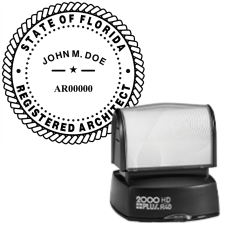 Pre-Inked Florida Registered Architect R-40