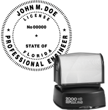 Pre-Inked Florida Professional Engineer R-40