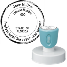 Pre-Inked Florida Professional Surveyor & Mapper Xstamper