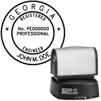 Pre-Inked ​Georgia Registered Professional Engineer R-40