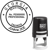 Self-Inking Georgia Registered Professional Engineer R-40