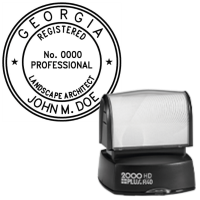 Pre-Inked Georgia Registered Landscape Architect R-40