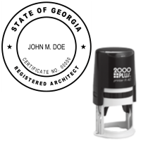 ​Self-Inking Georgia Registered Architect R-40