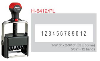 6412/PL - 6412/PL Heavy Duty Self-Inking Dater/Numberer