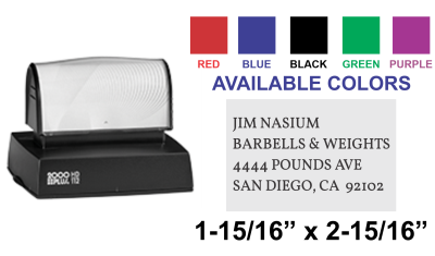 HD112 - Colop EOS-112 Pre-Inked Stamp