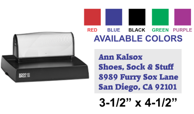 Shop the Colop EOS-130 Pre-Inked Stamp at CalStamp! With a large 3-1/2in x 4-1/2in impression size, it's perfect for your stamping needs. Order now for fast shipping!