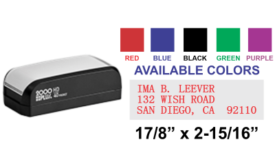 Shop the Colop EOS-40 Pre-Inked Pocket Stamp at CalStamp! Compact and durable, with a 7/8in x 2-5/16in impression size. Perfect for on-the-go stamping. Order now!