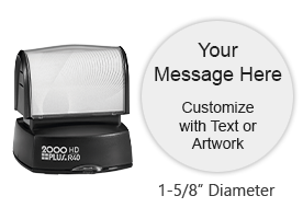 Get the 2000 Plus HD-R 40 Pre-Inked Stamp with a 1-5/8in diameter from CalStamp. Perfect for clear, crisp impressions. Order now for fast shipping!