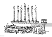 Celebrate Kwanzaa with our vibrant Happy Kwanzaa 5 stamps! Available in Black, Blue, Red, Green, and Purple. Order now from CalStamp and add festive flair to your mail!