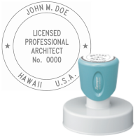 Pre-Inked Hawaii Licensed Professional Architect Xstamper