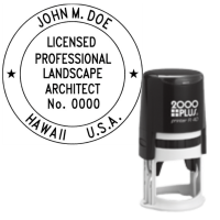 ​Self-Inking Hawaii Licensed Professional Landscape Architect R-40