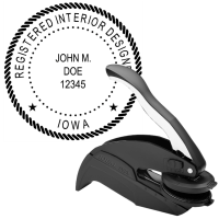 ​Iowa Registered Interior Designer Embosser