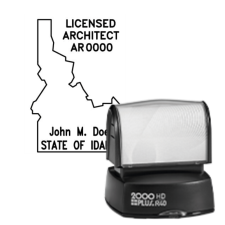 Pre-Inked Idaho Licensed Arhitect R-40