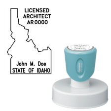 Pre-Inked Idaho Licensed Architect Xstamper
