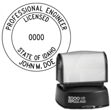 Pre-Inked Idaho Professional Engineer R-40