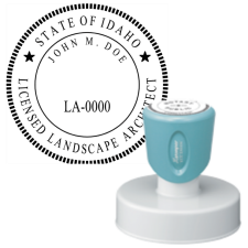 Pre-Inked Idaho Licensed Landscape Architect Xstamper