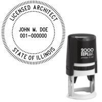 ​Self-Inking Illinois Licensed Architect R-40