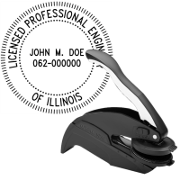 Illinois Licensed Professional Engineer Embosser