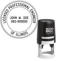 Self-Inking Illinois Licensed Professional Engineer R-40