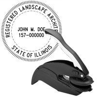 Illinois Registered Landscape Architect Embosser