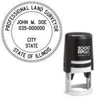 Self-Inking Illinois Professional Land Surveyor R-40