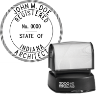 ​Pre-Inked Indiana Registered Architect R40