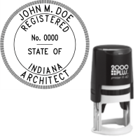 ​Self-Inking Indiana Registered Architect R40